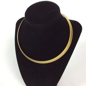 Gold Cuff Necklace